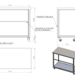 mobile bar dimensions